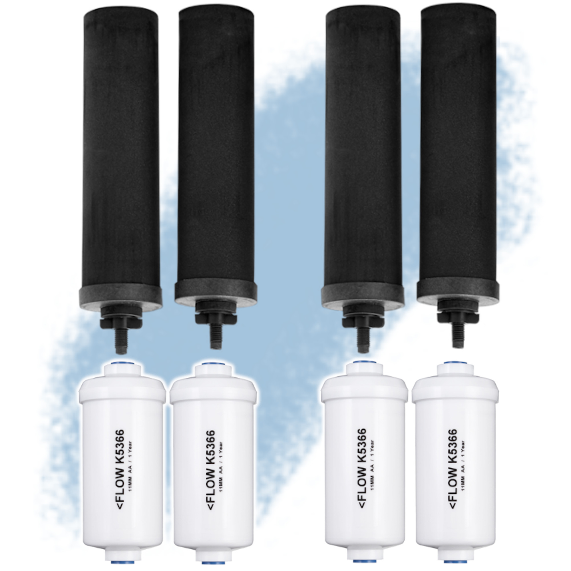 Black Berkey Set & PF2 Fluoride (4-Pack, Next Day Delivery) Black Berkey Set & PF2 Fluoride (4-Pack, Next Day Delivery)