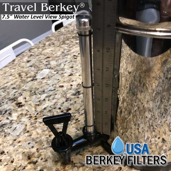 USABF TravelBerkey 7 5 Inch WaterLevelViewSpigot