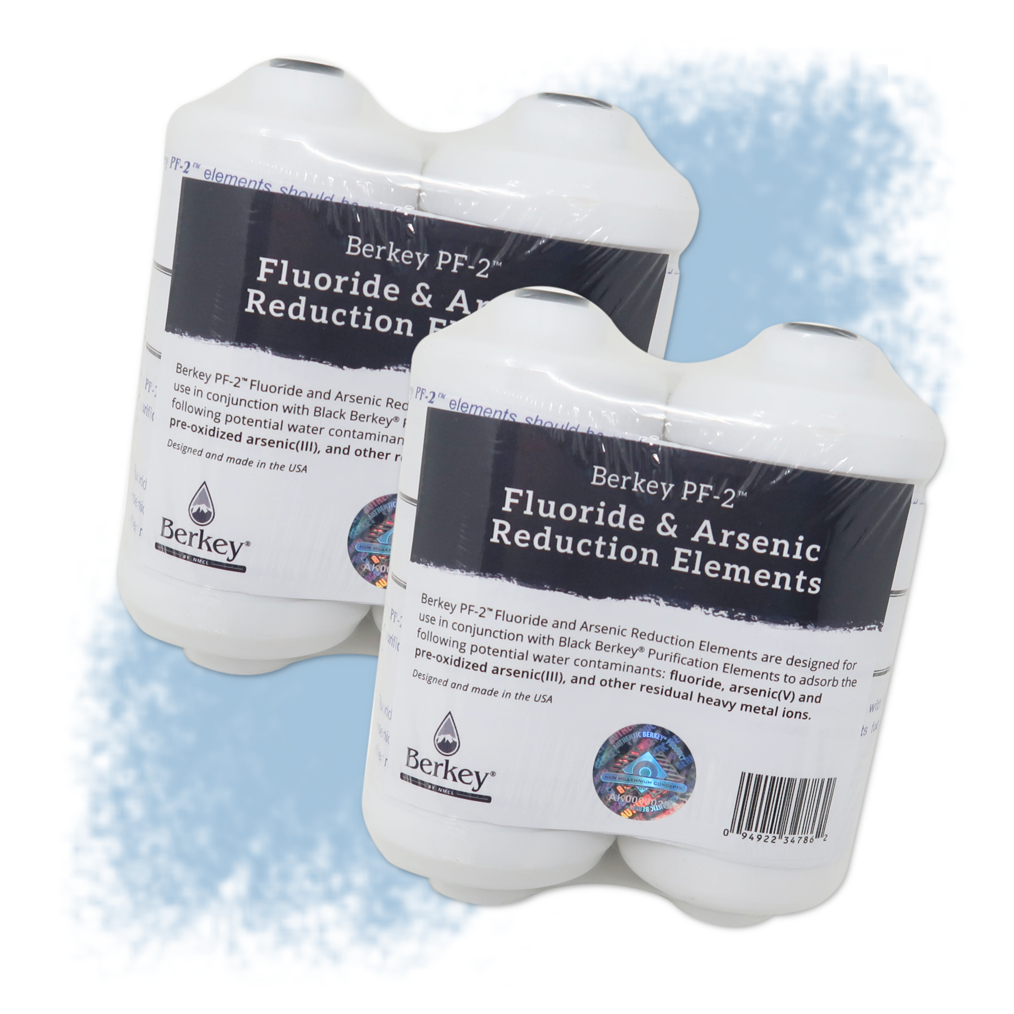 (4) Berkey® PF-2™ Fluoride and Arsenic Reduction Elements