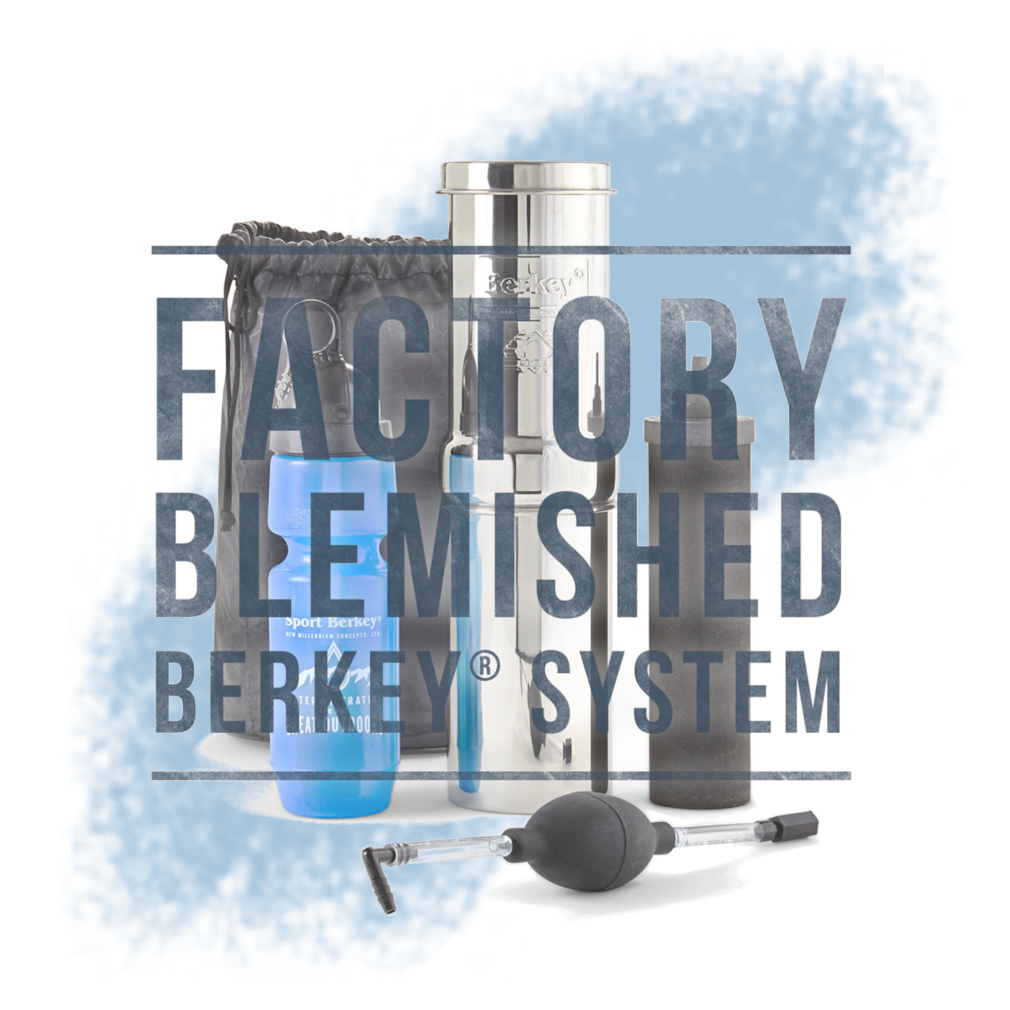 Blemished Go Berkey® Kit (1 quart) with Black Berkey Primer™ Blemished Go Berkey® Kit (1 quart) with Black Berkey Primer™