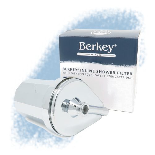 Berkey® Inline Shower Filter with Berkey® Easy-Replace Shower Filter Cartridge (Super Special)