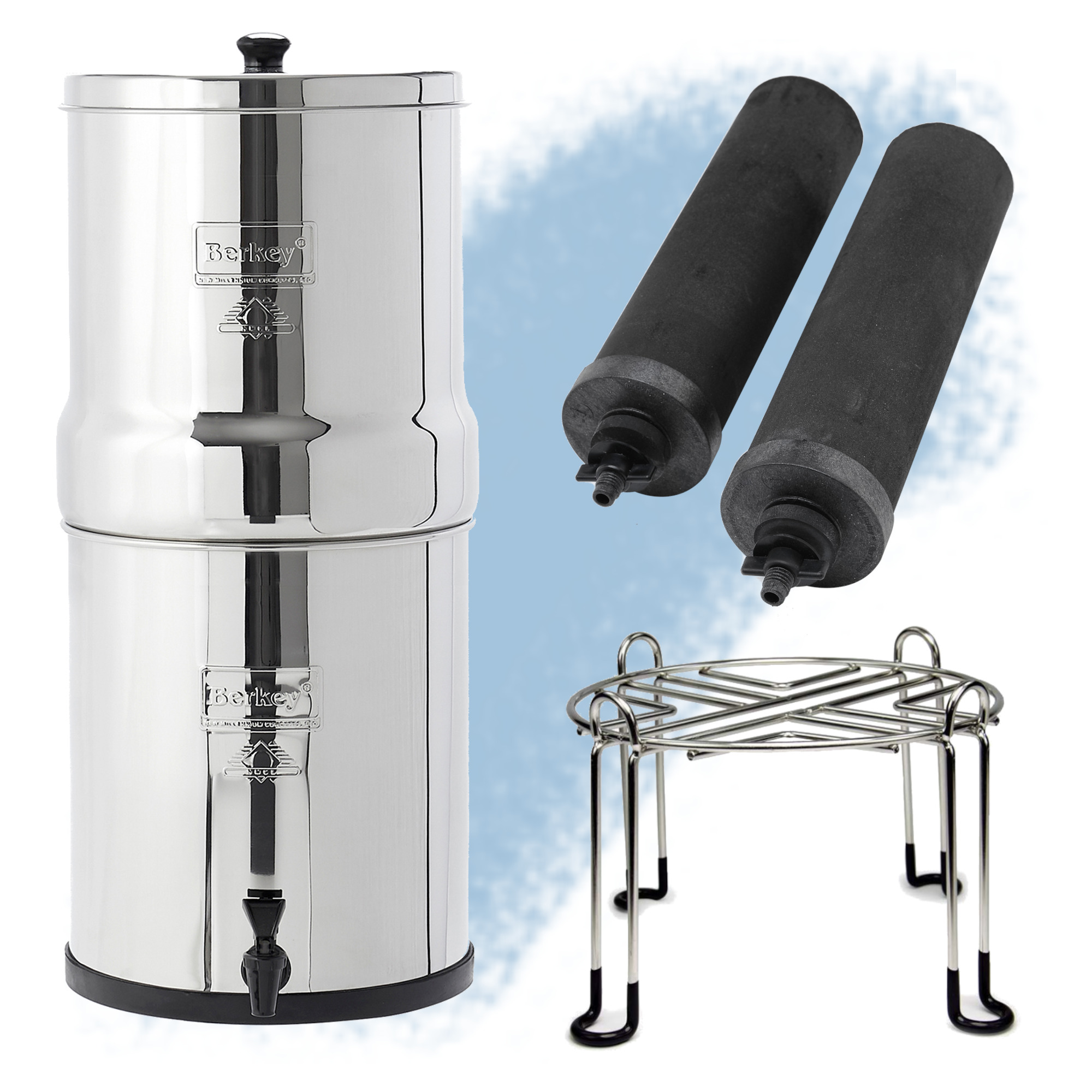 Big Berkey System Stainless Stand Bundle