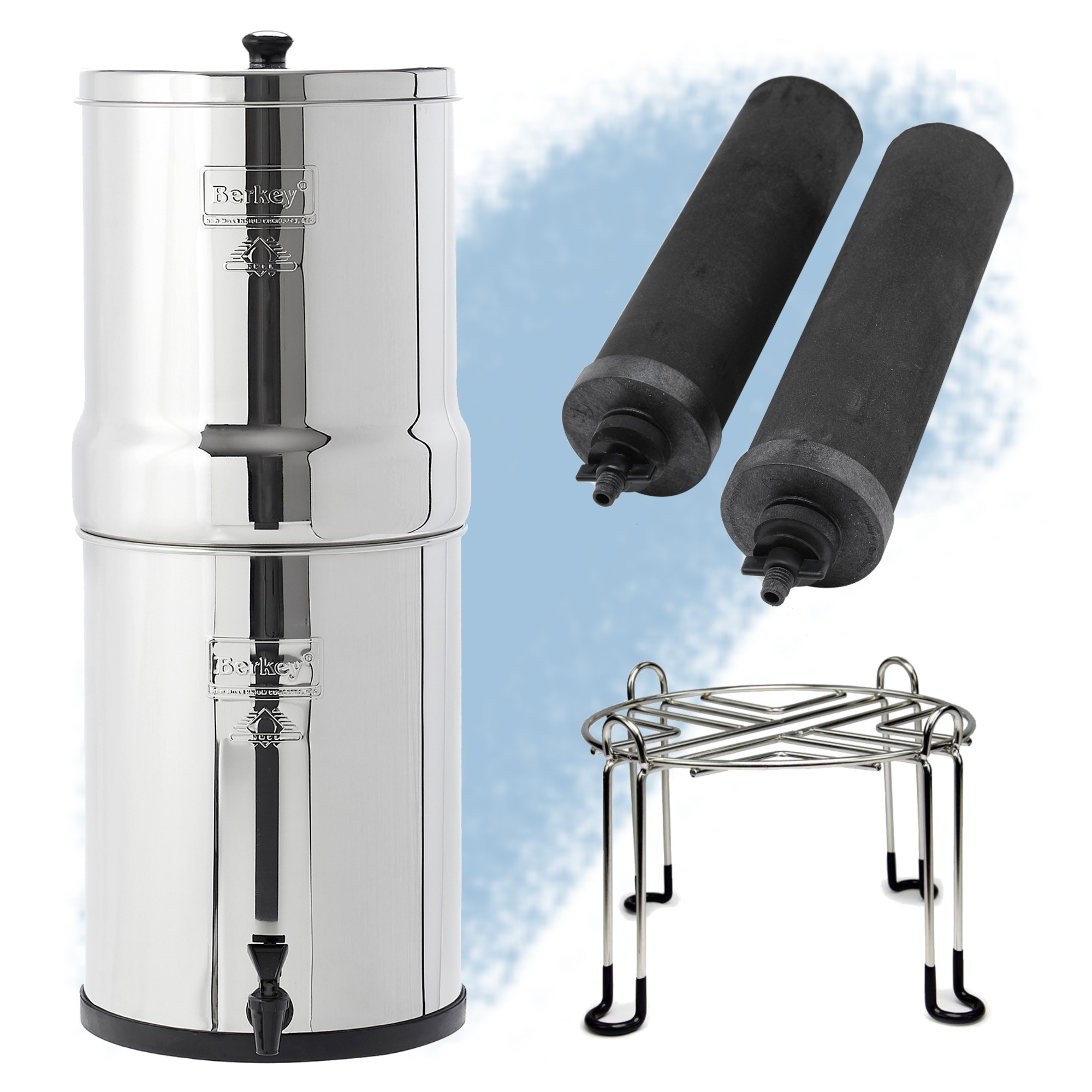 Imperial Berkey System Stainless Stand Bundle