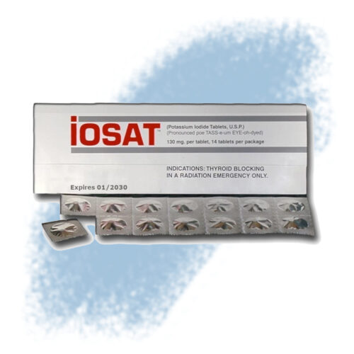 iOSAT Potassium Iodide 14 Tablets, 130 mg – Ships October 2022